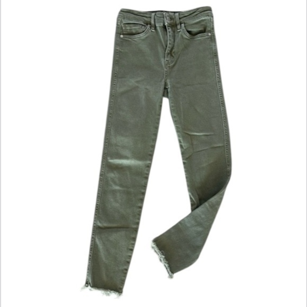 Free People We the Free green skinny fit jeans size 26
